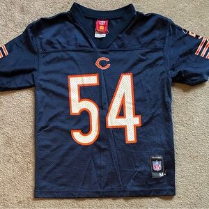 VTG Reebok NFL Team Players Chicago Bears #54 Brian Urlacher Jersey Youth M